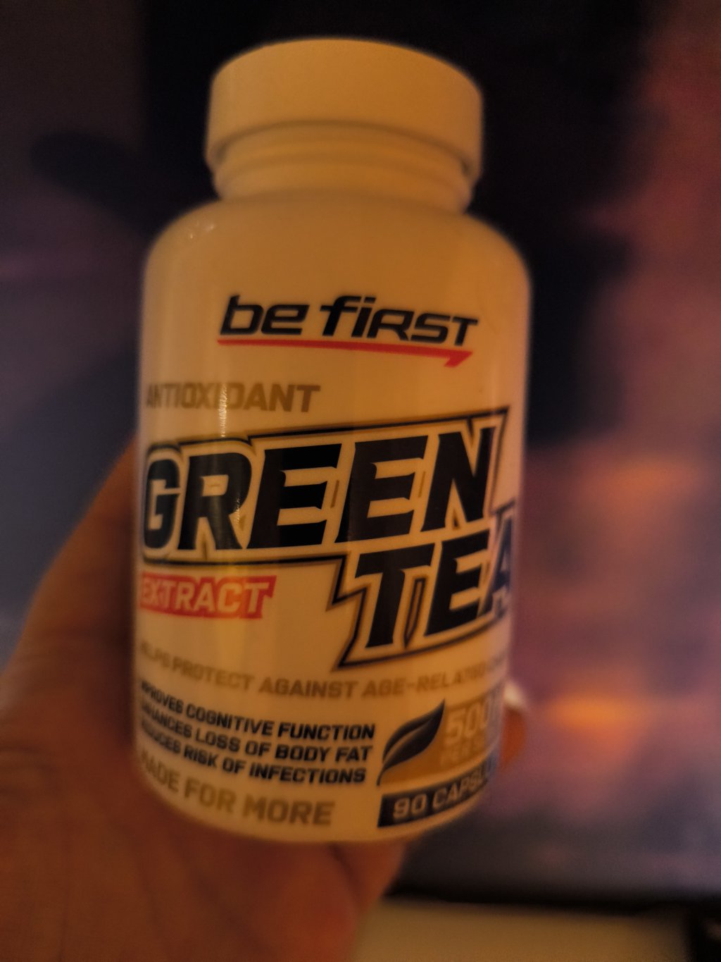 Be first Green tea extract capsules, 120 капсул - Очень большая польза от безопасной добавки.