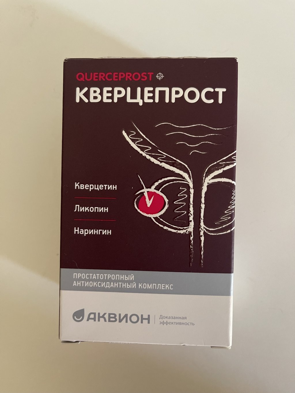 БАД Аквион Кверцепрост - Помогает при простатите