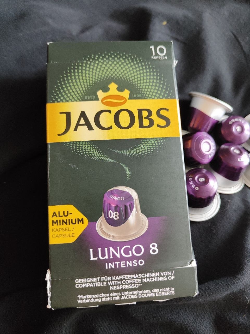 Капсулы Jacobs Lungo Intenso 8 - Вкусный натуральный кофе